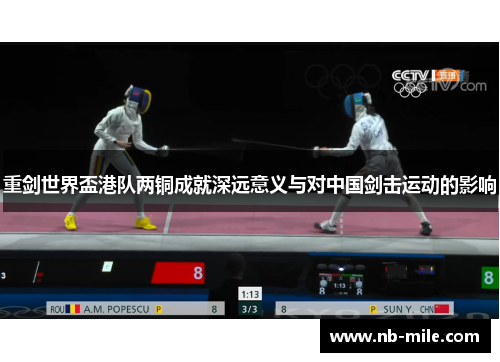 重剑世界盃港队两铜成就深远意义与对中国剑击运动的影响 重剑世界盃港队两铜成就深远意义与对中国剑击运动的影响